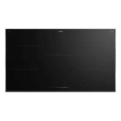 Omega 90cm Flex Zone Induction Cooktop - Black