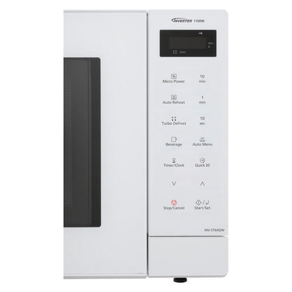 Panasonic 32L Solo 1100W Inverter Microwave Oven - White