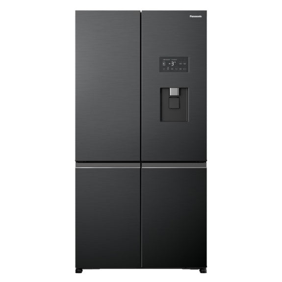Panasonic 618 Litre Prime Quad French Door Refrigerator - Black
