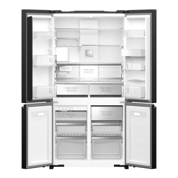 Panasonic 618 Litre Prime Quad French Door Refrigerator - Black
