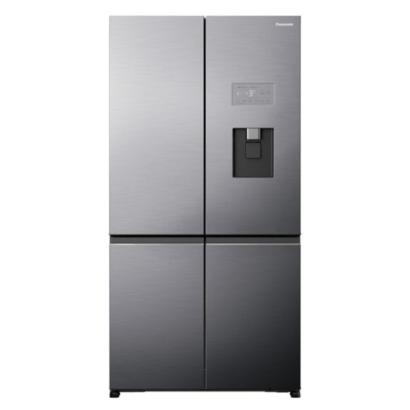 Panasonic 618 Litre Prime Quad French Door Refrigerator - Stainless Steel