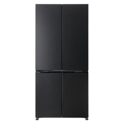 Panasonic 482L Style + Slimline Quad Door Refrigerator, Non Plumbed with Ice - Black