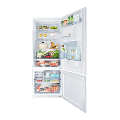Panasonic 380L Bottom Mount Fridge Freezer - Stainless Steel