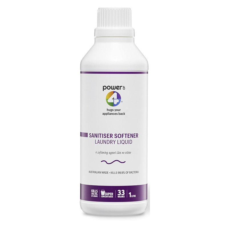 Power Of 4 Sanitiser Softener Laundry Liquid - 1L (33 Washes)