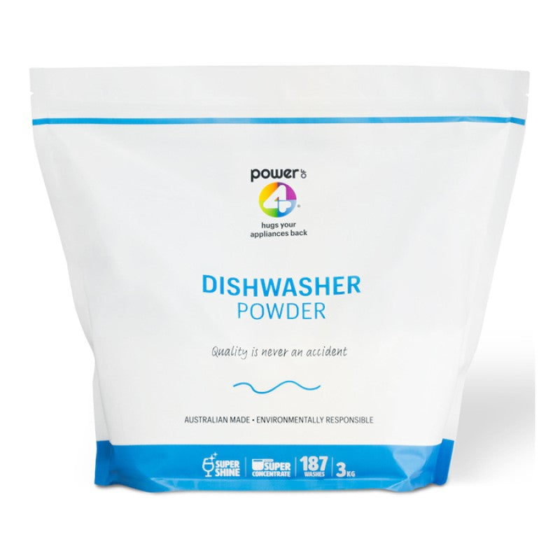 Power Of 4 Dishwasher Powder - 3kg (187 Washes)