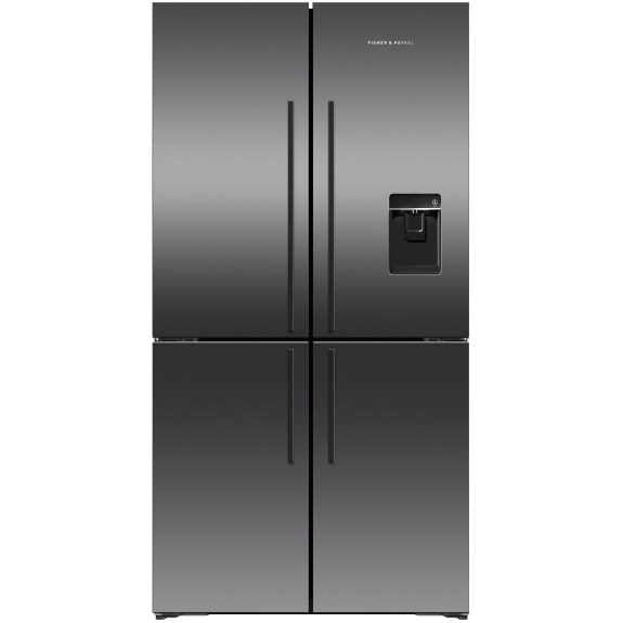 Fisher & Paykel 538 Litre Quad Door Refrigerator - Black Stainless Steel