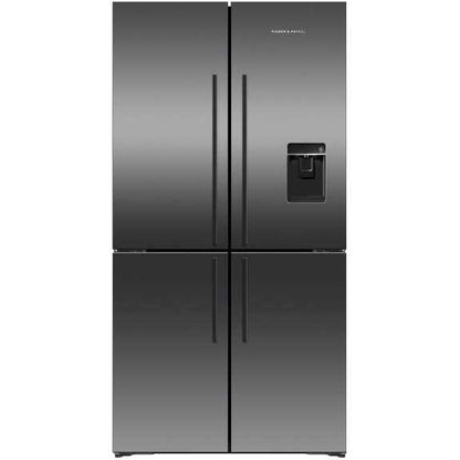 Fisher & Paykel 538 Litre Quad Door Refrigerator - Black Stainless Steel