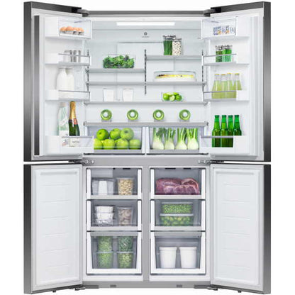 Fisher & Paykel 538 Litre Quad Door Refrigerator - Black Stainless Steel