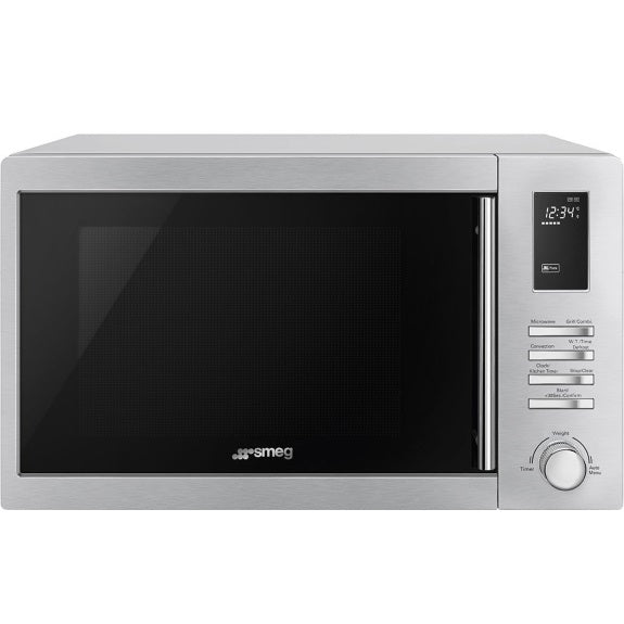 Smeg 34 Litre Inverter Microwave with Convection - Stainless Steel