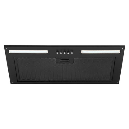 Schweigen 60cm Undermount Rangehood with On-Board Motor - Black