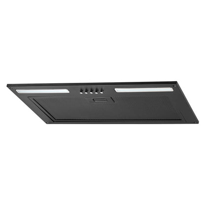 Schweigen 60cm Undermount Rangehood with On-Board Motor - Black