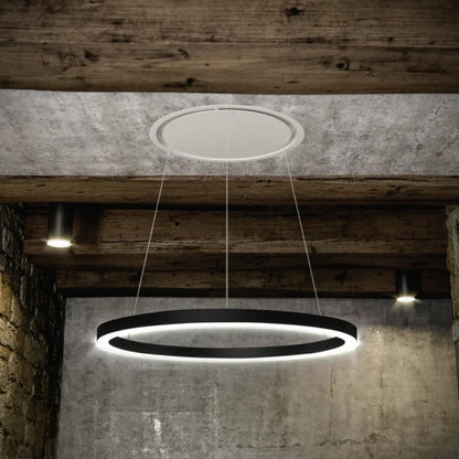 Sirius The Halo Ceiling Cassette Rangehood with SEM1 Motor - Black
