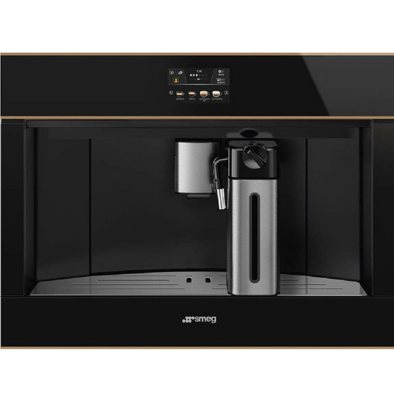 Smeg Dolce Stil Novo Built - In Coffee Machine - Black