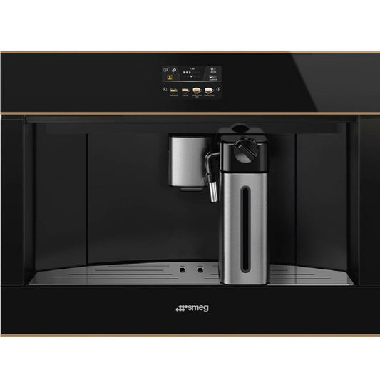 Smeg Dolce Stil Novo Built - In Coffee Machine - Black