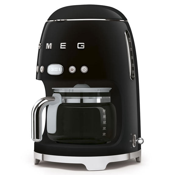 Smeg Retro Style 1.4 Litre Drip Filter Coffee Machine - Black
