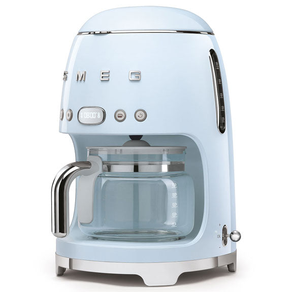 Smeg Retro Style 1.4 Litre Drip Filter Coffee Machine - Pastel Blue