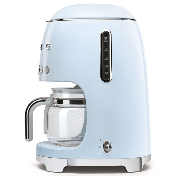 Smeg Retro Style 1.4 Litre Drip Filter Coffee Machine - Pastel Blue