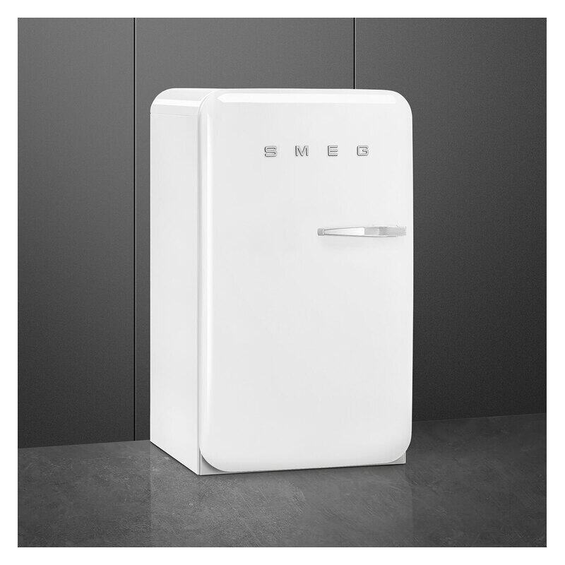 Smeg 135L 50's Style Retro Bar Fridge Left Hand Hinge - White