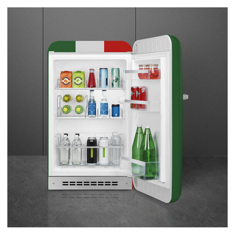 Smeg 135L 50's Style Retro Bar Fridge Right Hand Hinge - Multi Coloured