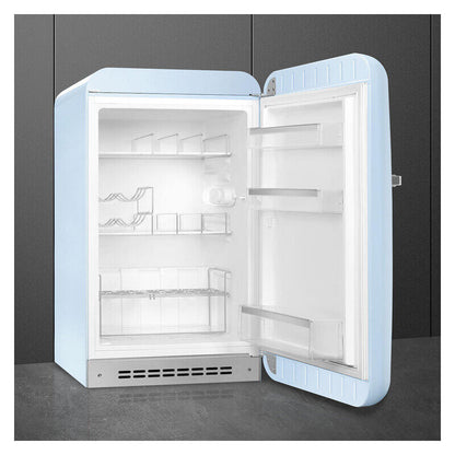 Smeg 135L 50's Style Retro Bar Fridge Right Hand Hinge - Blue
