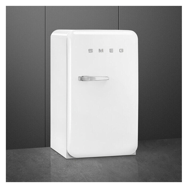 Smeg 135L 50's Style Retro Bar Fridge Right Hand Hinge - White