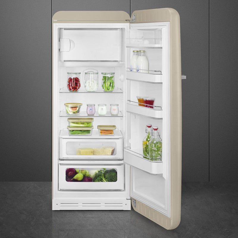 Smeg 270 Litre 50's Retro Style R/H Refrigerator- Perfectly Pale