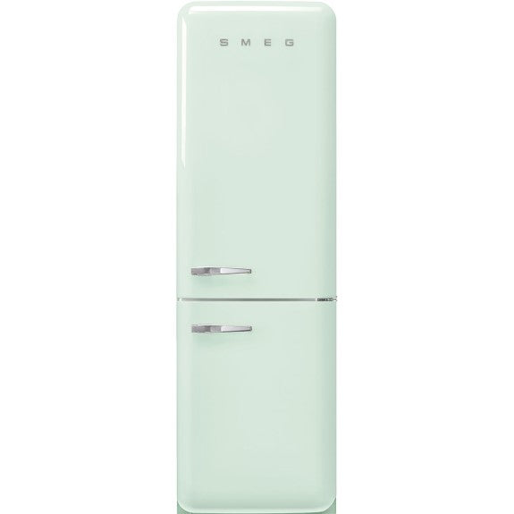 Smeg 331 Litre 50's Retro Style R/H Bottom Mount Refrigerator - Pastel Green