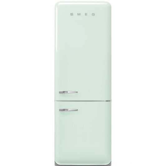 Smeg 481 Litre 50's Retro Style R/H Bottom Mount Refrigerator - Pastel Green