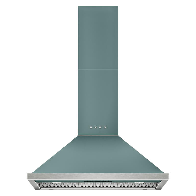 Smeg 90cm Portofino Canopy Rangehood - Emerald Green