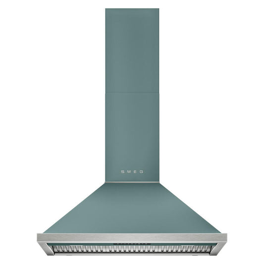Smeg 90cm Portofino Canopy Rangehood - Emerald Green