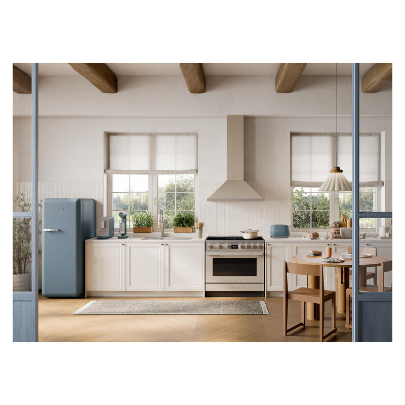 Smeg 90cm Portofino Canopy Rangehood - Moonlight