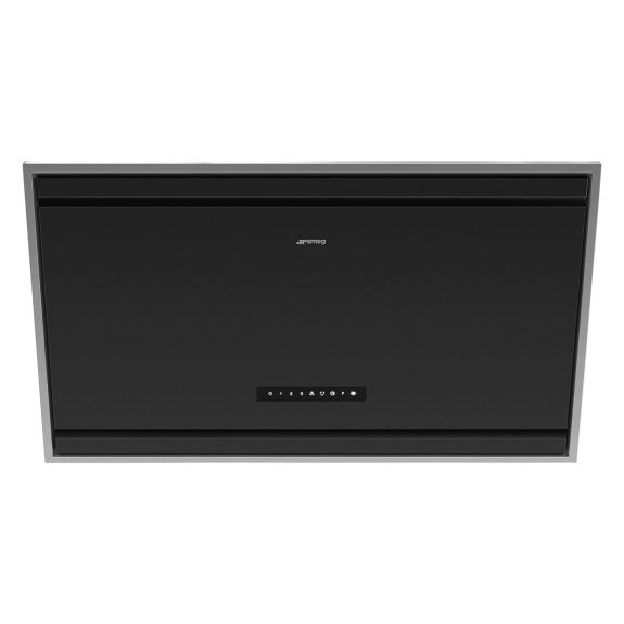 Smeg Classic Angled Wall Mount Rangehood - Matte Black