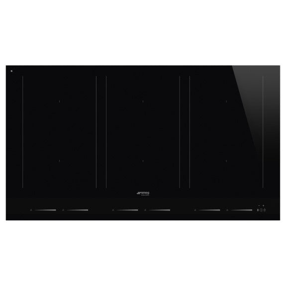 Smeg 90cm Linea Induction Cooktop - Black