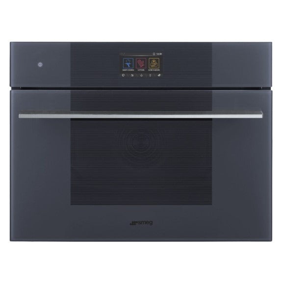 Smeg 45cm Linea Compact Steam100 Pro Oven - Neptune Grey