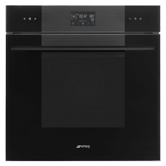 Smeg 60cm Linea Steam100 Oven - Midnight Black