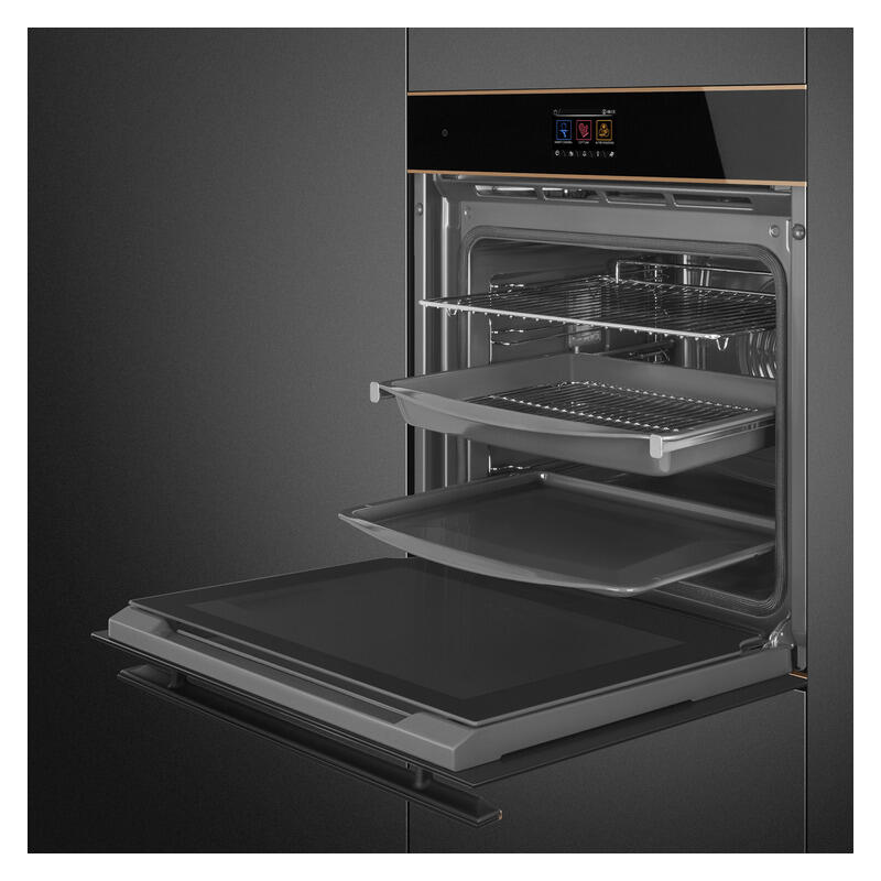 Smeg 60cm Dolce Stil Novo Pyro Oven - Copper Trim