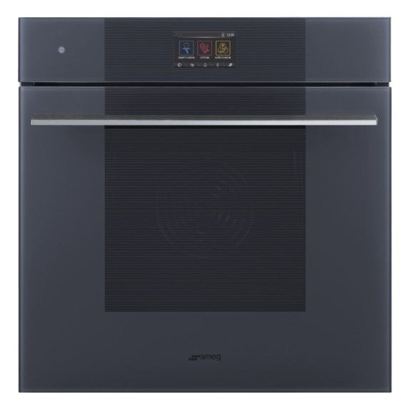 Smeg 60cm Linea Pyro Steam Oven - Neptune Grey