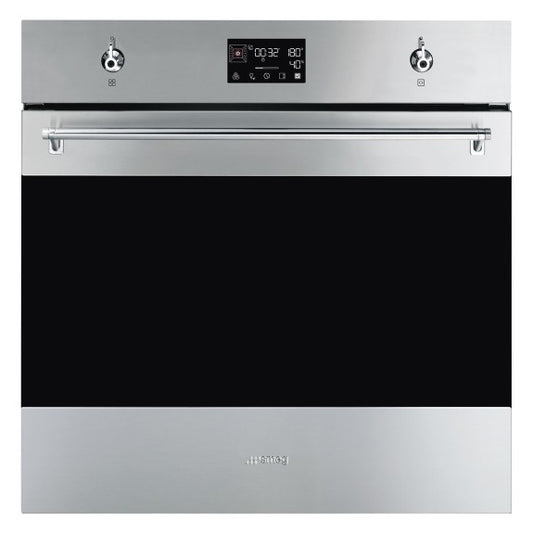 Smeg 60cm Classic Pyrolytic Steam Oven With Probe - Stainless Steel