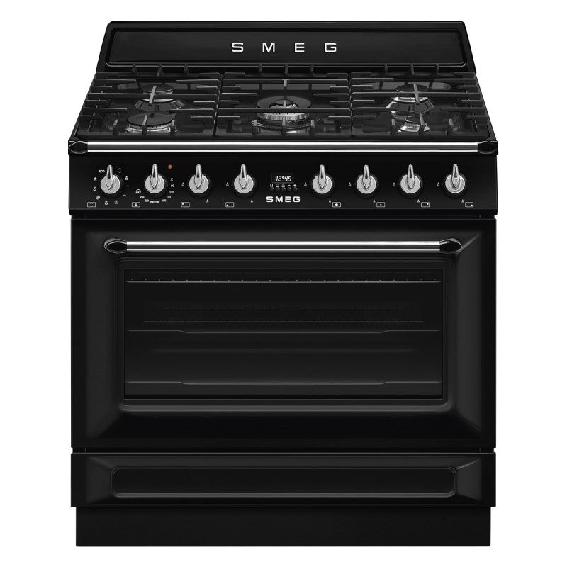 Smeg 90cm Victoria Dual Fuel Pyro Freestanding Cooker