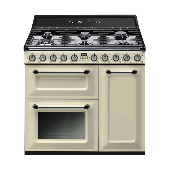 Smeg 90cm Victoria Freestanding Cooker - Cream