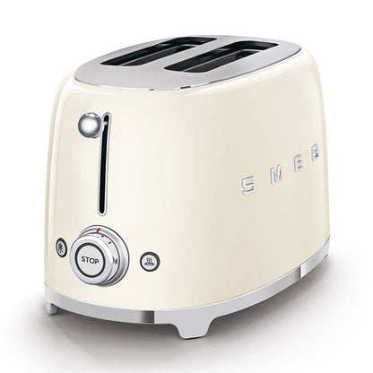 Smeg Retro Style 2 Slice Toaster - Cream