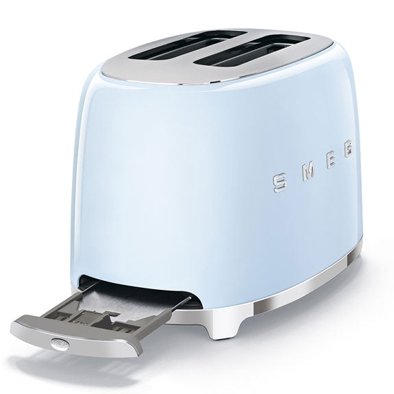 Smeg Retro Style 2 Slice Toaster - Pastel Blue
