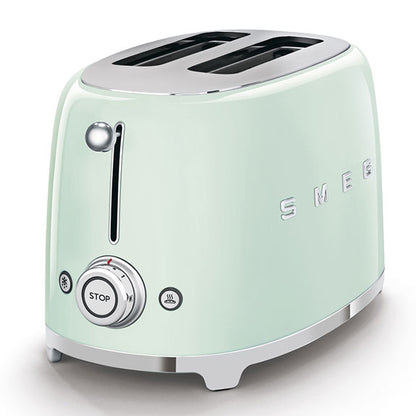 Smeg Retro Style 2 Slice Toaster - Pastel Green