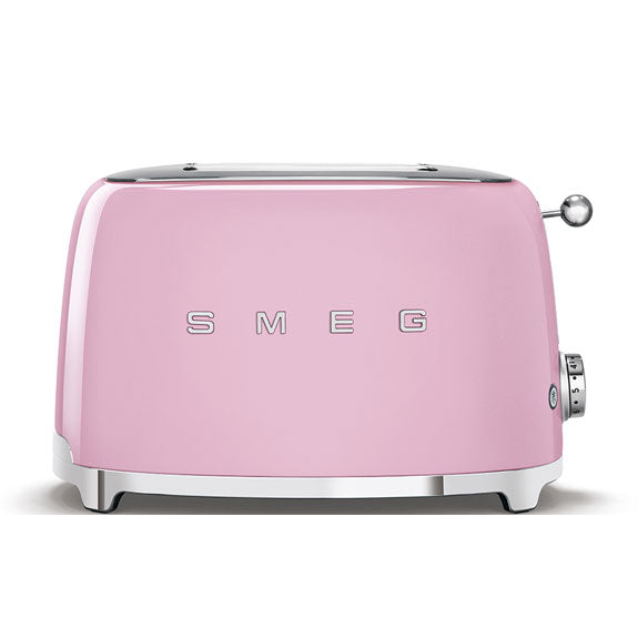 Smeg Retro Style 2 Slice Toaster - Pastel Pink