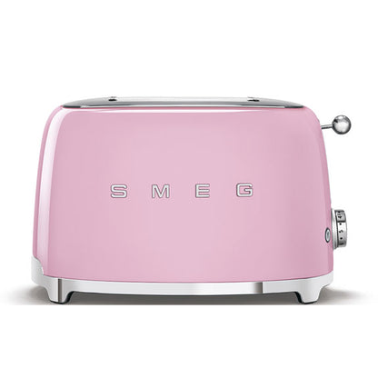 Smeg Retro Style 2 Slice Toaster - Pastel Pink