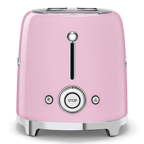 Smeg Retro Style 2 Slice Toaster - Pastel Pink