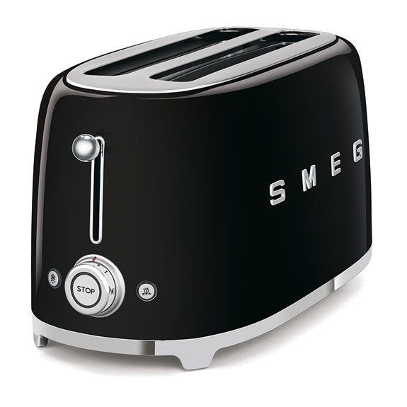 Smeg Retro Style 4 Slice Toaster - Black