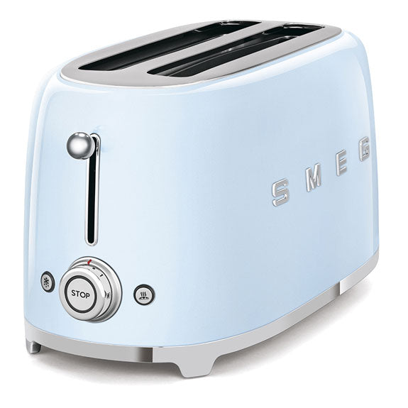 Smeg Retro Style 4 Slice Toaster - Pastel Blue