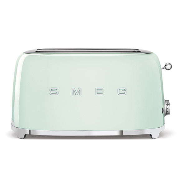 Smeg Retro Style 4 Slice Toaster Extra Wide - Pastel Green