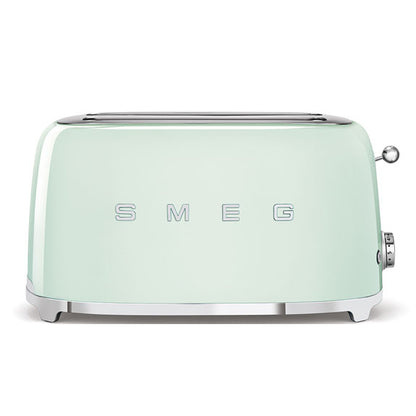 Smeg Retro Style 4 Slice Toaster Extra Wide - Pastel Green